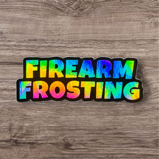 Firearm Frosting Holographic Sticker