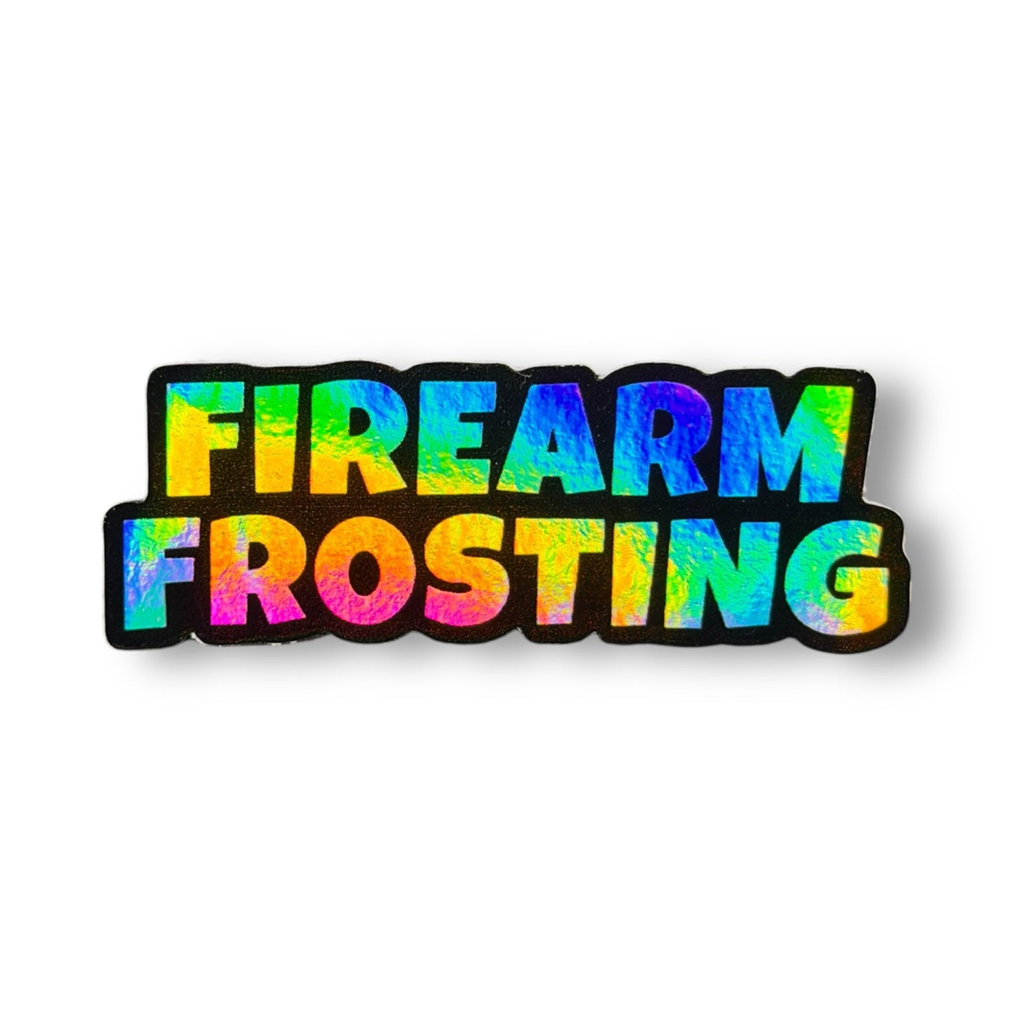 Firearm Frosting Holographic Sticker