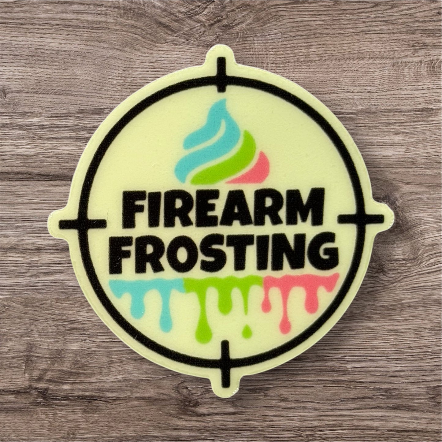 Tri-Color Logo Sticker (Glow)