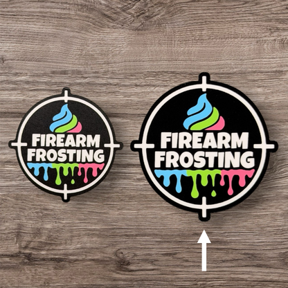 Tri-Color Logo Sticker (Black)
